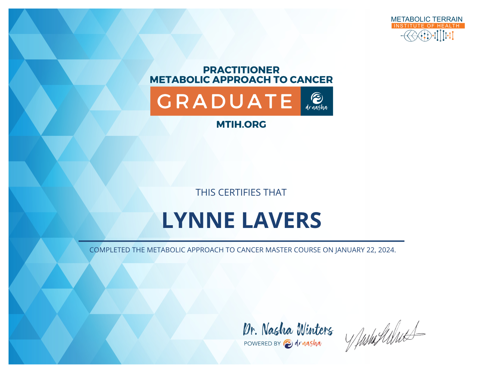 Lynne Lavers Optimal Health Management